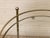 Chrome Vintage Three-Tier Metal & Glass Round Side Table For Sale - Image 8 of 10