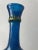 1920s Blue & Gold Glass Vase, 1920s For Sale - Image 5 of 7