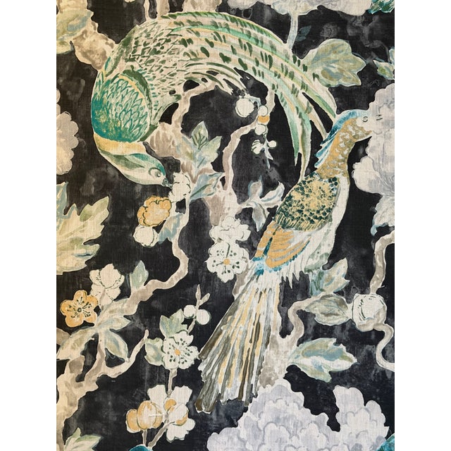 Traditional Madeaux by Richard Smith Fabrics / Aviary 03- 3 1/2 Yards For Sale - Image 3 of 7