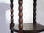 Wood Round Wooden 2-Tiered Bobbin Barley Twist Side Table, 1920s For Sale - Image 7 of 9