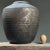 Postmodern Large Vintage Postmodernist Raku Fired Stoneware Vessel, Signed For Sale - Image 3 of 11