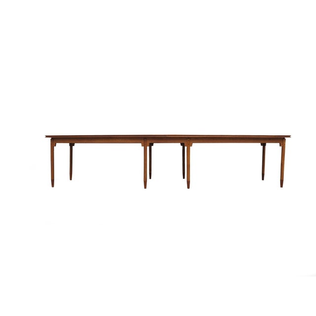Mid 20th Century Mid 20th Century Scandinavian Modern Banquet Restored Dining Table For Sale - Image 5 of 10