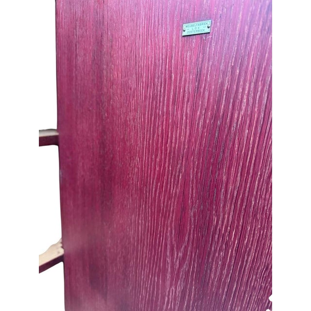 Art Deco Modernist Armoire by A.H. Jansen for L.O.V. Oosterbeek, 1920s For Sale - Image 6 of 16