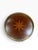 Wood Regency Style Round Mahogany Accent Table With Brass Gallery & Compass Star Top For Sale - Image 7 of 11