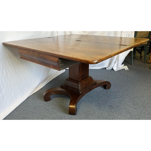 Antique Empire Era Mahogany Swivel Flip Top Game Table Chairish