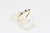 Vintage Sapphire and Diamond Five-Stone 14k Yellow Gold Ring, Size 8.25 For Sale - Image 4 of 6