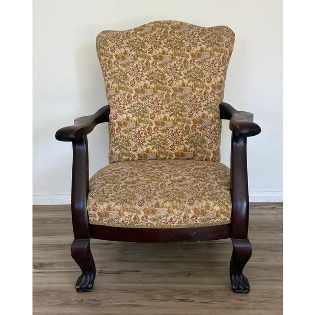 1930s Solid Mahogany Karpen Brothers Chippendale Armchair For Sale - Image 10 of 13