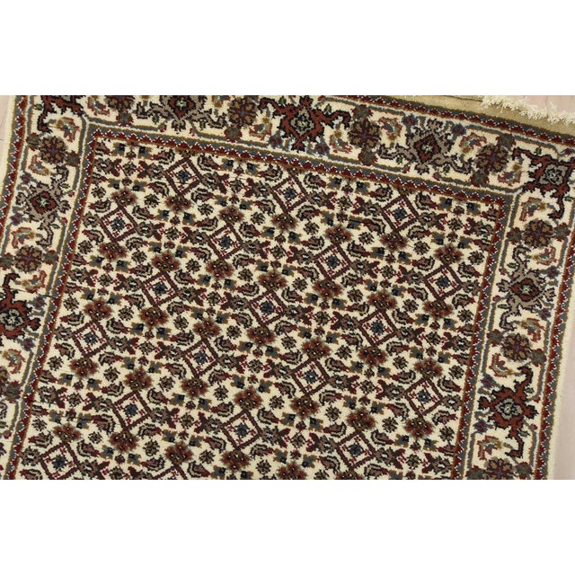 Tabriz Mahi Runner 2’7” X 23’10” Ivory Wool Traditional Hand-Knotted Rug For Sale In Philadelphia - Image 6 of 12