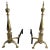 Neoclassical Bronze Andirons, French, circa 1940 - A Pair For Sale - Image 13 of 13