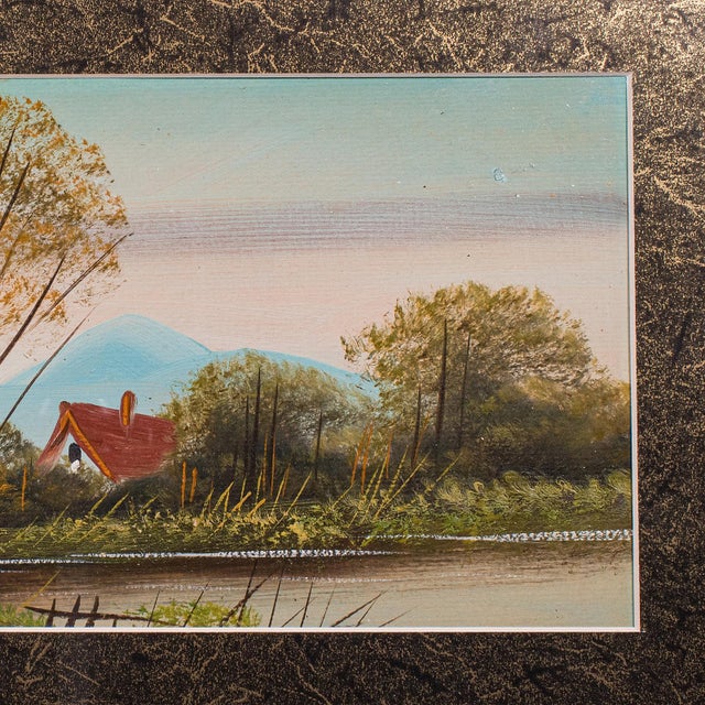 Vintage Landscape Painting, Scottish School, Framed, Oil, Riverbank Scene, Art For Sale - Image 6 of 11