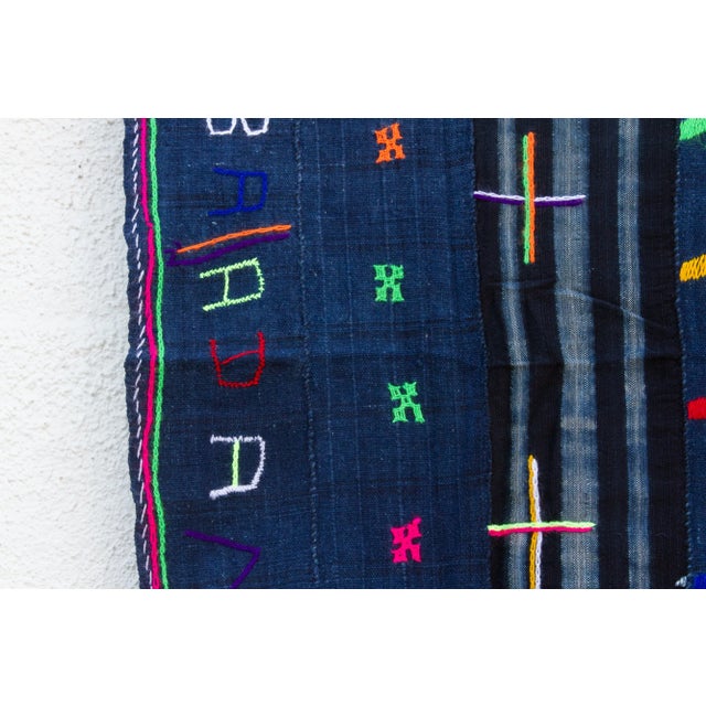 Hunter Heritage Blue Mud Cloth For Sale - Image 4 of 9