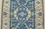 2020s Oushak Runner 2’7” X 10′ Blue Wool Tribal Hand-Knotted Oriental Rug For Sale - Image 5 of 13