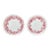 Vintage Wedgwood Bramble of Etruria Pink Salad Plates-a Pair For Sale