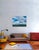 The Rhythm of the Sky by Michael Magrin | Oil on Linen Mountain Landscape With Clouds For Sale - Image 9 of 14