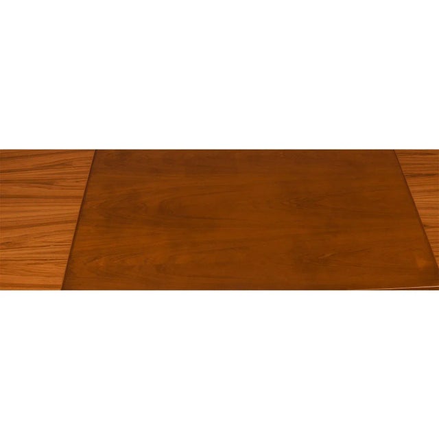 1960s Mid-Century Danish Teak Extendable Draw Leaf Dining Table For Sale - Image 9 of 12