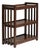 1920-1929 France Rich Walnut Brown Open Walnut Étagère For Sale