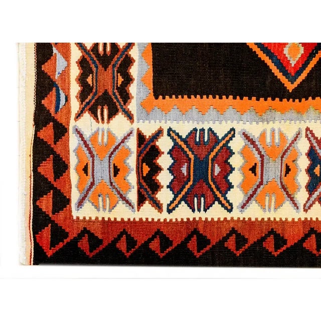 1920s Early 20th Century Veramin Kilim Runner For Sale - Image 5 of 6