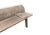 1950s Teak Wood Bench With Carved Pillow From Madura Island, East Java, Indonesia For Sale - Image 4 of 5