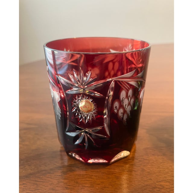 Mid 20th Century Crystal Mix Nachtmann Cocktail Glasses - Set of 6 For Sale - Image 10 of 16