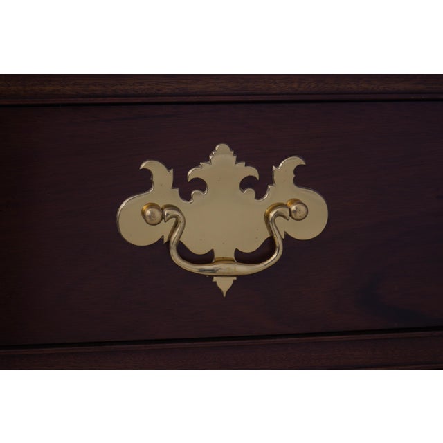 Brown Stickley Colonial Williamsburg Mahogany Entertainment Unit Armoire For Sale - Image 8 of 18