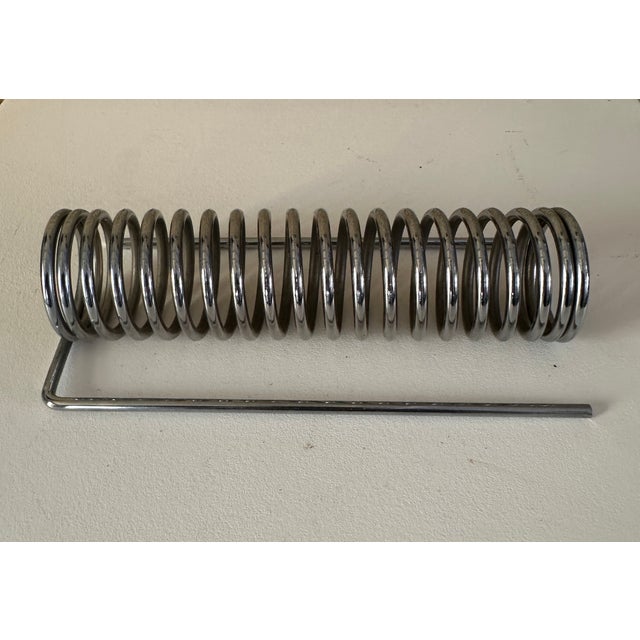 Metal Vintage Spring Letter Holder by Yonel Lebovici, 1969 For Sale - Image 7 of 7