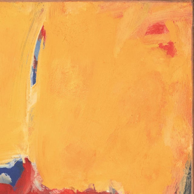 Textile 'Study in Marigold and Indigo, 1960' by Ruth Francken, Abstract Expressionist, New York, Paris, Oxford For Sale - Image 7 of 10