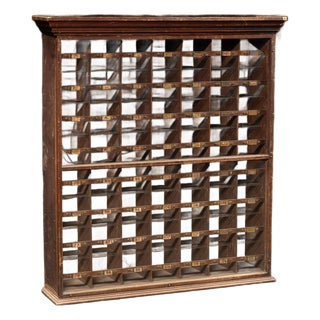 Early 20th Century General Store Wire Rack Display Case For Sale