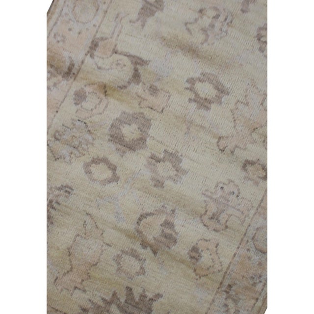 Traditional Hand Knotted Oushak Rug - 3'0" X 4'7" For Sale - Image 3 of 3