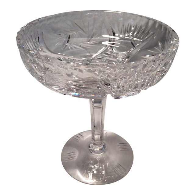 Vintage Cut Crystal Decorative Pedestal Bowl Chairish