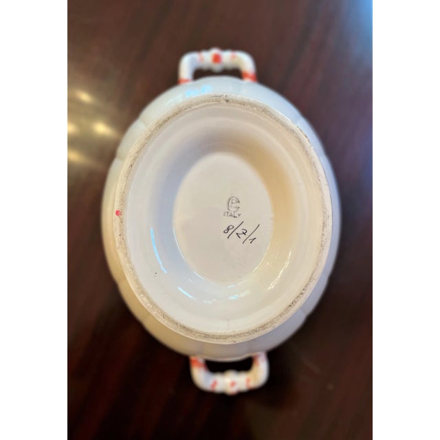 Mid-Century Large Ceramic Lobster-Topped Italian Soup Tureen For Sale - Image 11 of 13