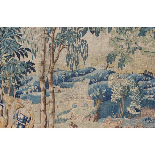 Antique Mid-18th Century European French Beauvais Tapestry For Sale - Image 17 of 18