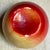 Mid 20th Century Red & Yellow Alabaster Apple Decoration Paperweight Decoration For Sale - Image 10 of 11