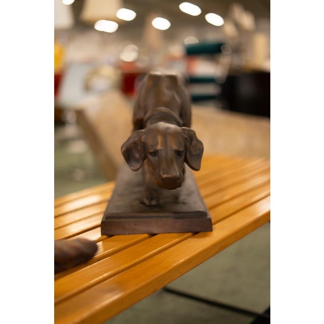 Rosa Bonheur, Sculpture of Dog, 1890s, Bronze, in Good conditions. Designed 1890 to 1919 This piece has an attribution...