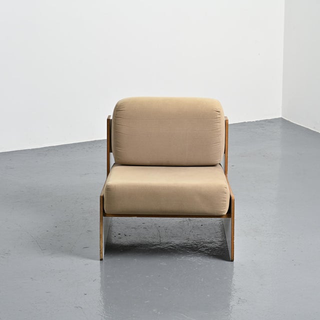 Pierre Guariche Lounge Chairs attributed to Pierre Guariche for Negroni, 1970s, Set of 2 For Sale - Image 4 of 13