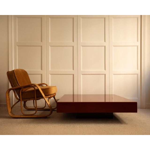 Lacquered Coffee Table, Italy, 1970s For Sale - Image 4 of 7