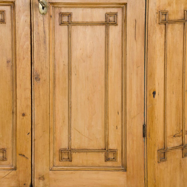 Mid 19th Century 19th Century Tall Danish Pine Corner Cabinet For Sale - Image 5 of 12