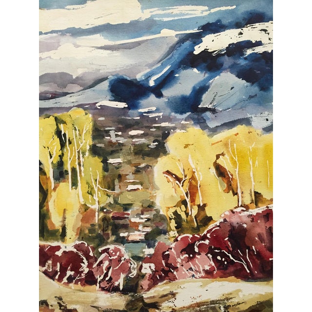 1960s Bay Area Landscape Blue Mountains For Sale