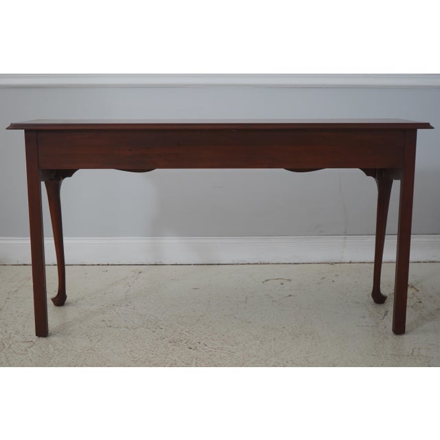 Henkel Harris Cherry 3 Drawer Sofa Table For Sale - Image 16 of 18