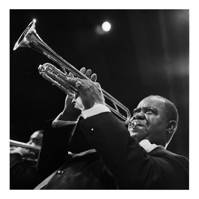 Tassilo Leher, Louis Armstrong, 1965, Photographic Print For Sale