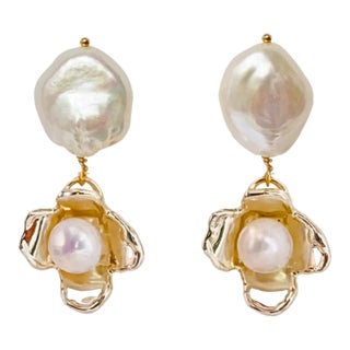 Ivory Earrings, A Pair For Sale