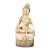 Chinese Carved Marble Sitting Guanyin For Sale