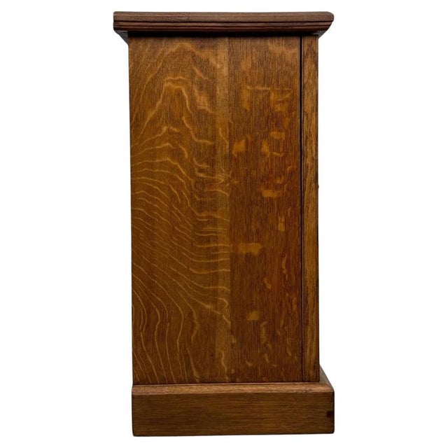 Antique Oak Bedside Cupboard, England For Sale - Image 6 of 11
