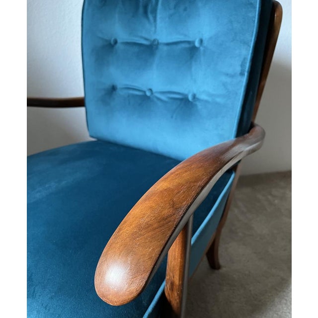1930s Art Deco Lounge Chair by Gyula Kaesz, 1930s For Sale - Image 5 of 9