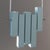 Lacquered Metal Prototype Chandelier from Lumi For Sale - Image 4 of 11