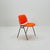 Mid-Century Stacking Orange Fabric Chair by Giancarlo Piretti for Anomima Castelli, 1960s For Sale - Image 11 of 11