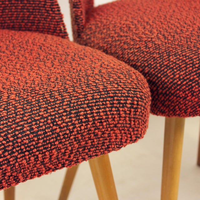 Vintage Dining Chairs by Oswald Heardtl for Ton, Czechoslovakia, 1960s, Set of 4 For Sale - Image 12 of 16