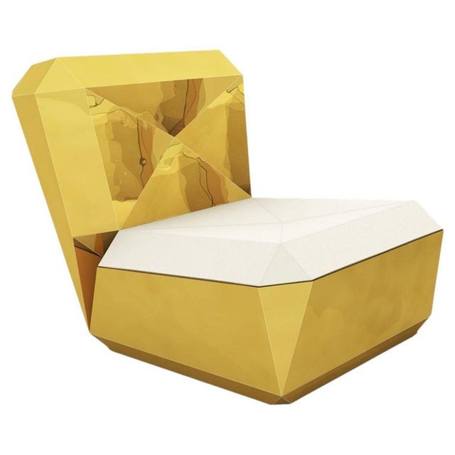 Metal Lingotto Easy Chair in Powder-Coated Aluminum by Altreforme For Sale - Image 7 of 7