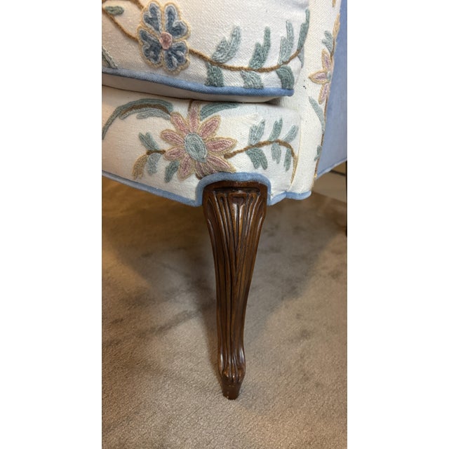 18th Century Style Wing Chair For Sale In Lexington, KY - Image 6 of 7