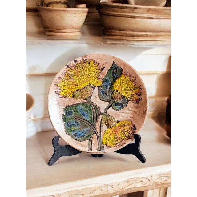 Mid-Century Ceramic Plate attributed to Ruscha, West Germany, 1950s For Sale - Image 4 of 15