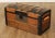 Brown Antique Restored Steamer Travel Trunk For Sale - Image 8 of 13